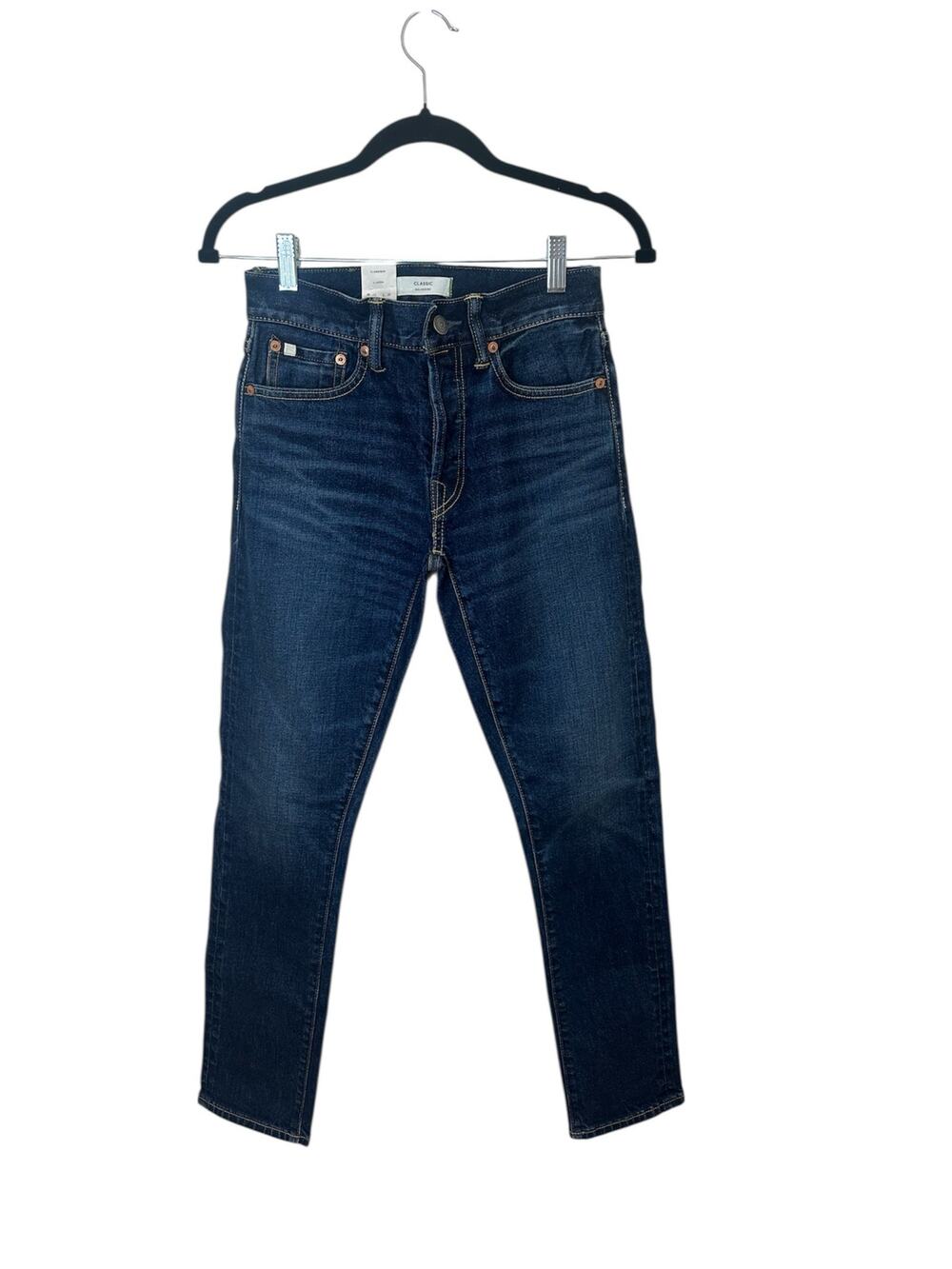 AE77 NWT The Classic Selvedge Jean Sz 25x30 Dark Wash Jeans